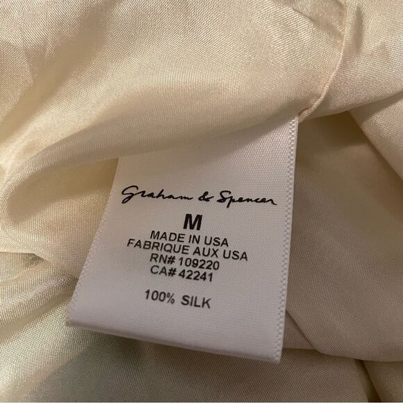 Graham & Spencer Ruffle Silk Mini Dress Size MED - Picture 7 of 7